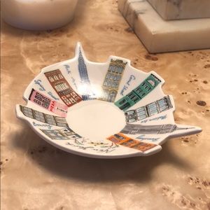 Anthropologie Danielle Kroll NYC skyline dish